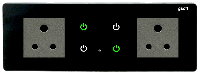 GSOFT S4P2T Smart Touch Switch Panel