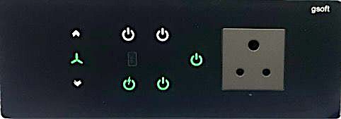 GSOFT S5F1P1T Smart Touch Switch Panel